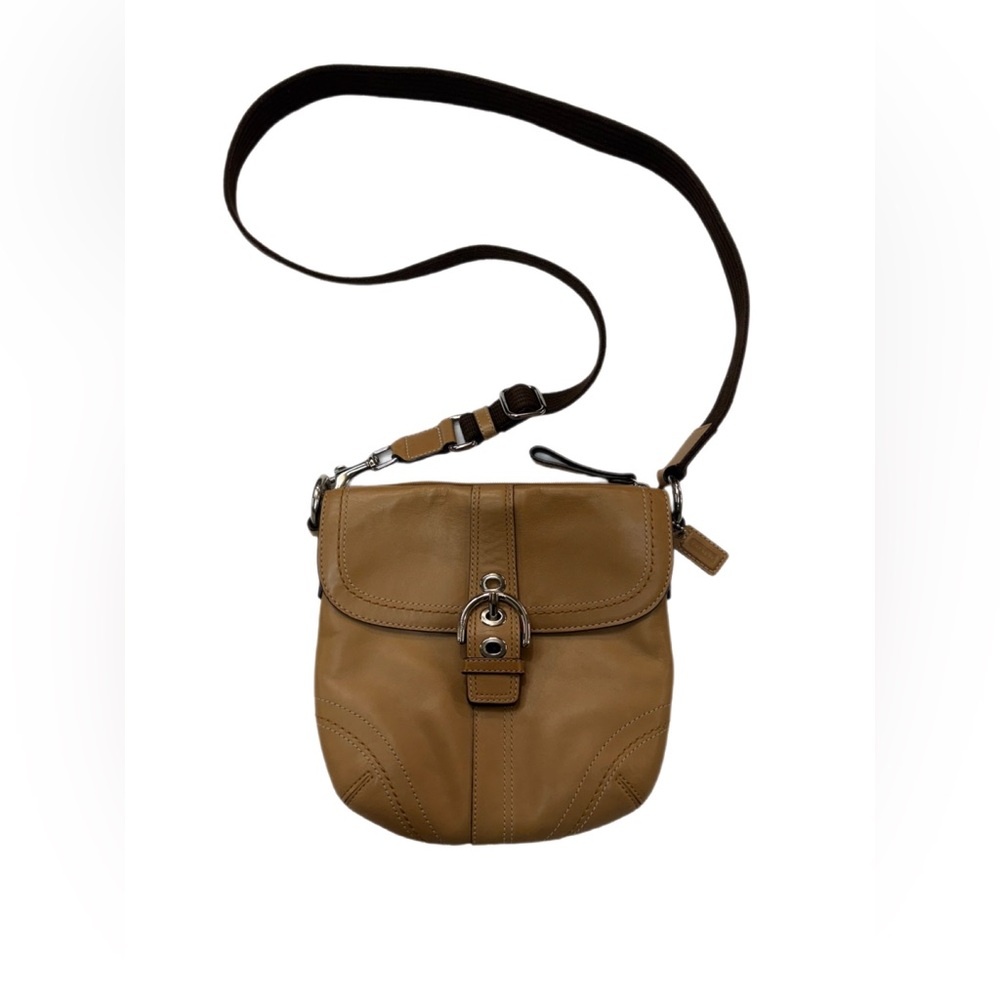 Coach Soho Tan Leather Crossbody Bag Y2K
